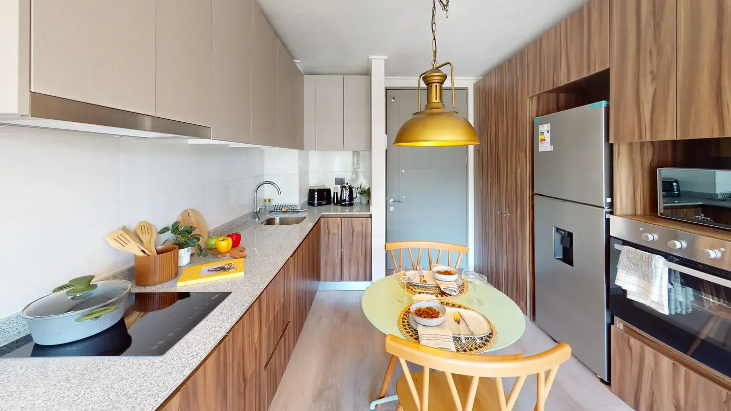 Cemtenario-Kitchen - 1 dorm