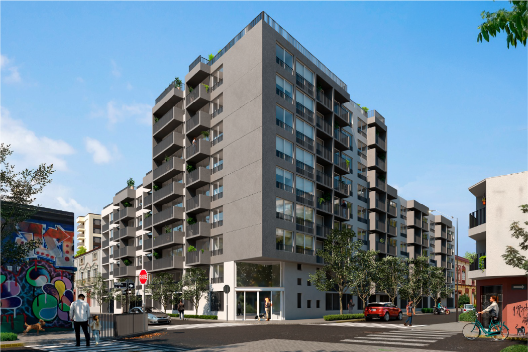 Espacios comunes del proyecto Vespucio Capital