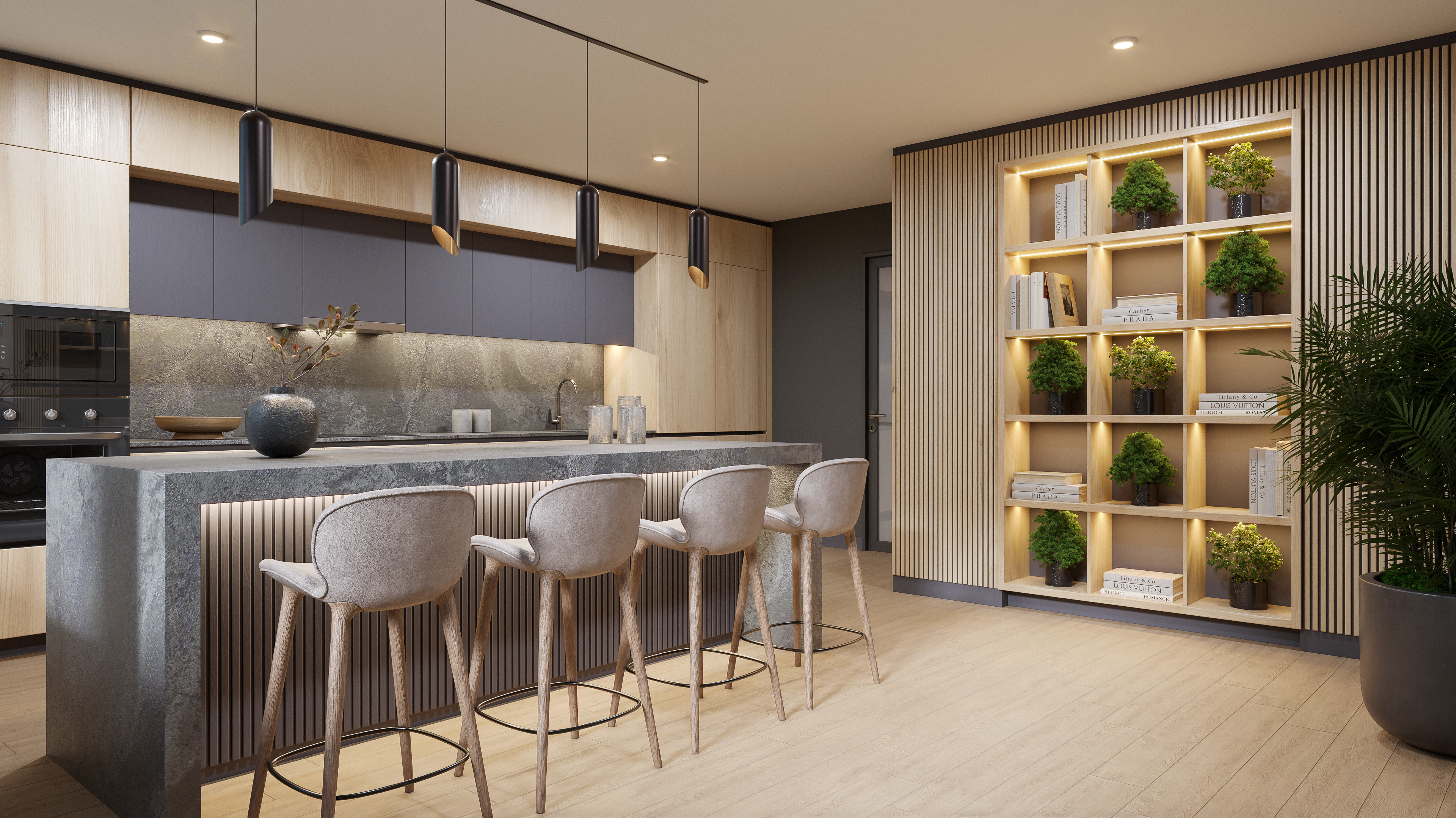 Salón gourmet del Edificio Balmaceda