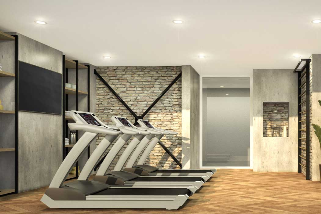 Gimnasio equipado