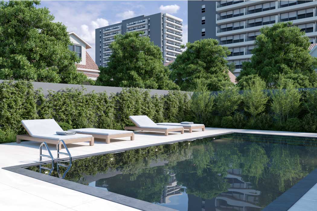 Piscina del proyecto Los Lilenes - Ingevec