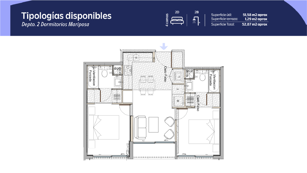 Tipología 1 Dormitorio