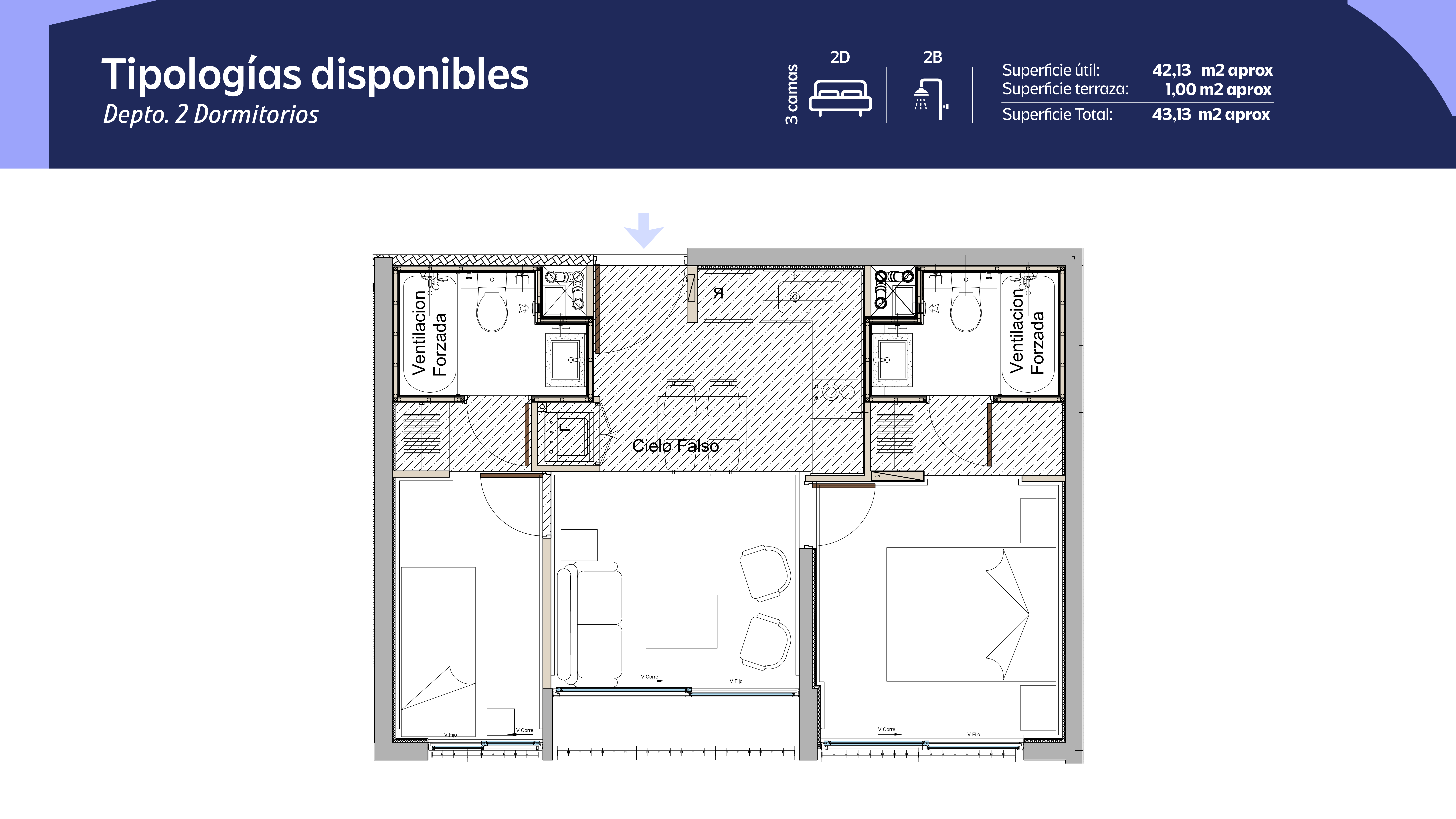 Tipología 1 Dormitorio